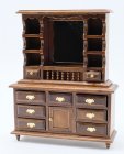 (image for) Dresser w/ Mirror - Walnut