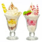 (image for) Ice Cream Sundaes Banana/ Strawberry 2pc