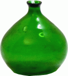 (image for) Antique Glass Demijohn Green