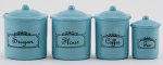 (image for) Blue Canister Set 4pc