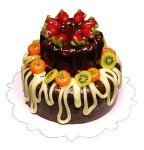 (image for) 2-Tiered Fruit Topped Cake Stlye 7