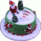 (image for) Santa Christmas Cake