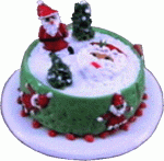 (image for) Santa Christmas Cake