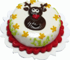 (image for) Reindeer Christmas Cake