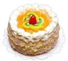 (image for) Peach Cream Topped Cake