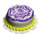 (image for) Purple Starburst Cake