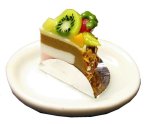 (image for) Fruit Topped Slice of Cake Style 3