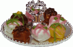 (image for) Silver Tray w/ Petit Fours