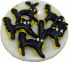 (image for) Black Cat Cookies on Saucer