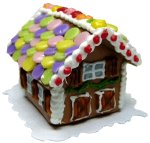 (image for) Easter Gingerbread House