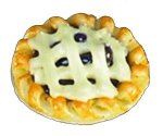 (image for) 1/2in Scale Lattice Crust Berry Pie