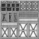 (image for) 1/2in Scale Barn & Stable Detail Sheet