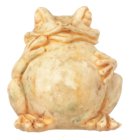 (image for) Garden Toad Statue - Tan - 3pc