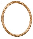 (image for) Oval Frame - Large - Gold