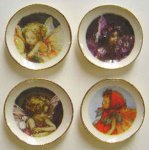 (image for) Small Fairy Plates 4pc