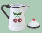 (image for) Coffee Pot w/ Cherries