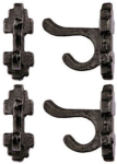 (image for) Pewter Wall Hooks 4pcs