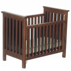 (image for) Walnut Slatted Crib