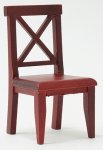 (image for) Cross Buck Chair - Mahogany