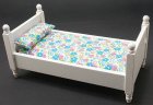 (image for) Single Bed - White & Floral