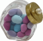 (image for) Egg Jawbreakers in Glass Jar w/ Lid