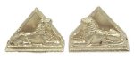 (image for) Sphinx Bookends Silver