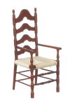 (image for) Ladderback Armchair - Walnut