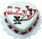 (image for) Valentine Teddy Bear Cake