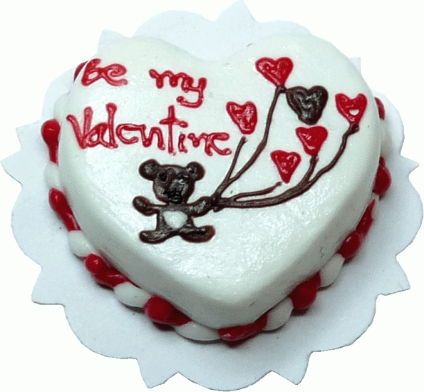 (image for) Valentine Teddy Bear Cake