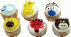 (image for) White Animal Cupcakes