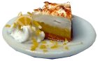 (image for) Lemon Meringue Pie Slice on Plate