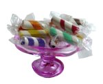 (image for) Wrapped Candy Twists in Glass Bowl