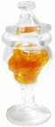 (image for) Butterscotch Candies in Pedestal Jar w/ Top