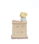 (image for) 1/4in Scale Washstand w/ Flowers