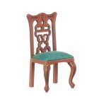 (image for) Walnut Side Chair - Green