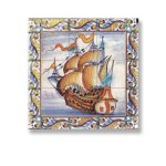 (image for) Tall Ship Picture Mosaic Tile Sheet