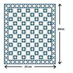 (image for) Green Blue Mosaic Floor Tile Kit