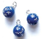 (image for) Starburst Ornament - Navy - 3pc