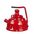 (image for) Teapot Spatterware Red