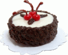 (image for) Cherry Topped Chocolate Cake