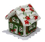 (image for) Gingerbread House Poinsettia Roof