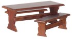 (image for) Trestle Table w/ 2 Benches