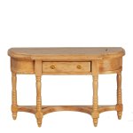 (image for) Semi-Circular Console Table - Oak