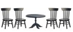 (image for) Black Table & 4 Chairs