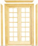 (image for) French Double Doors - Unfinished