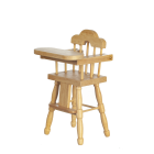 (image for) Oak High Chair