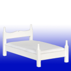 (image for) White Single Bed