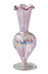 (image for) Tall Vase - Pink Opalescent