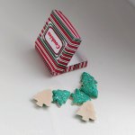 (image for) Box of Christmas Tree Cookies Set 7pc