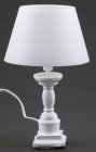 (image for) White Farmhouse Table Lamp 12v